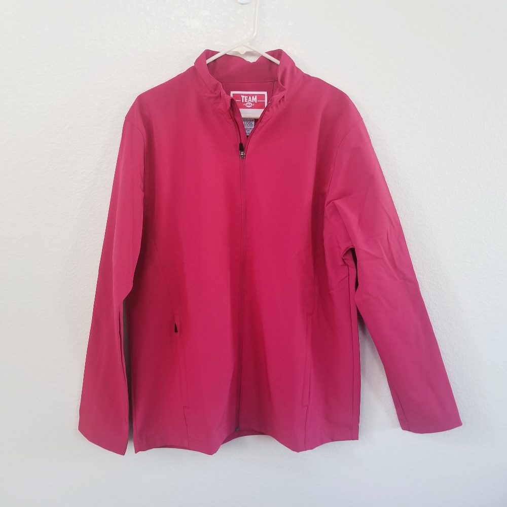 Team 365 Men's Red Microfleece Jacket NWOT Size L